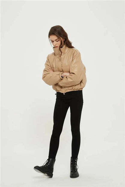 Cropped Puffer Jacket Dames - Campor NL