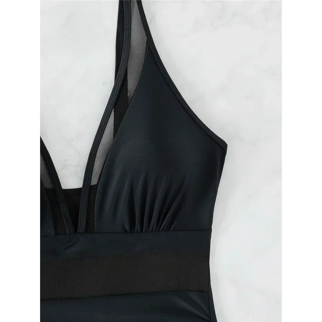 SheCurve® | Mesh Tummy Control Swimsuit - Campor NL