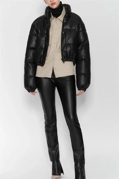 Cropped Puffer Jacket Dames - Campor NL