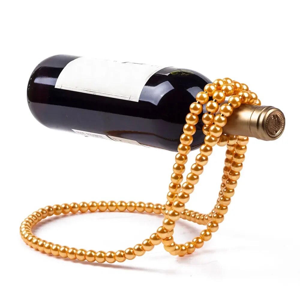 WinePearls™ | Zwevende Parelketting Luxe Wijnhouder - Campor NL
